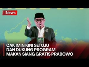 Cak Imin Kini Setuju dan Dukung Program Makan Siang Gratis Prabowo